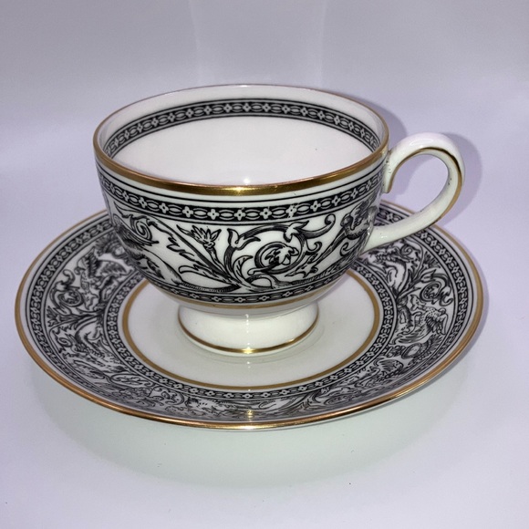 Wedgwood “Florentine” Bone China cup and saucer. - Picture 1 of 11